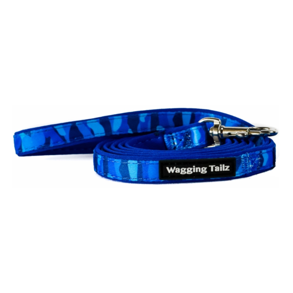 miniZ Camo Blue Toy Breed & Puppy Lead 120cm