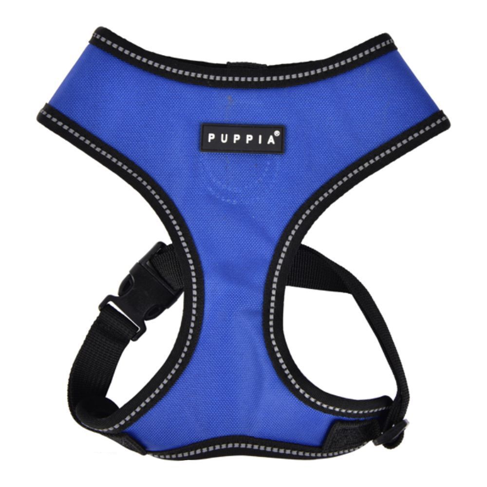 Puppia Trek Dog Harness Blue Medium