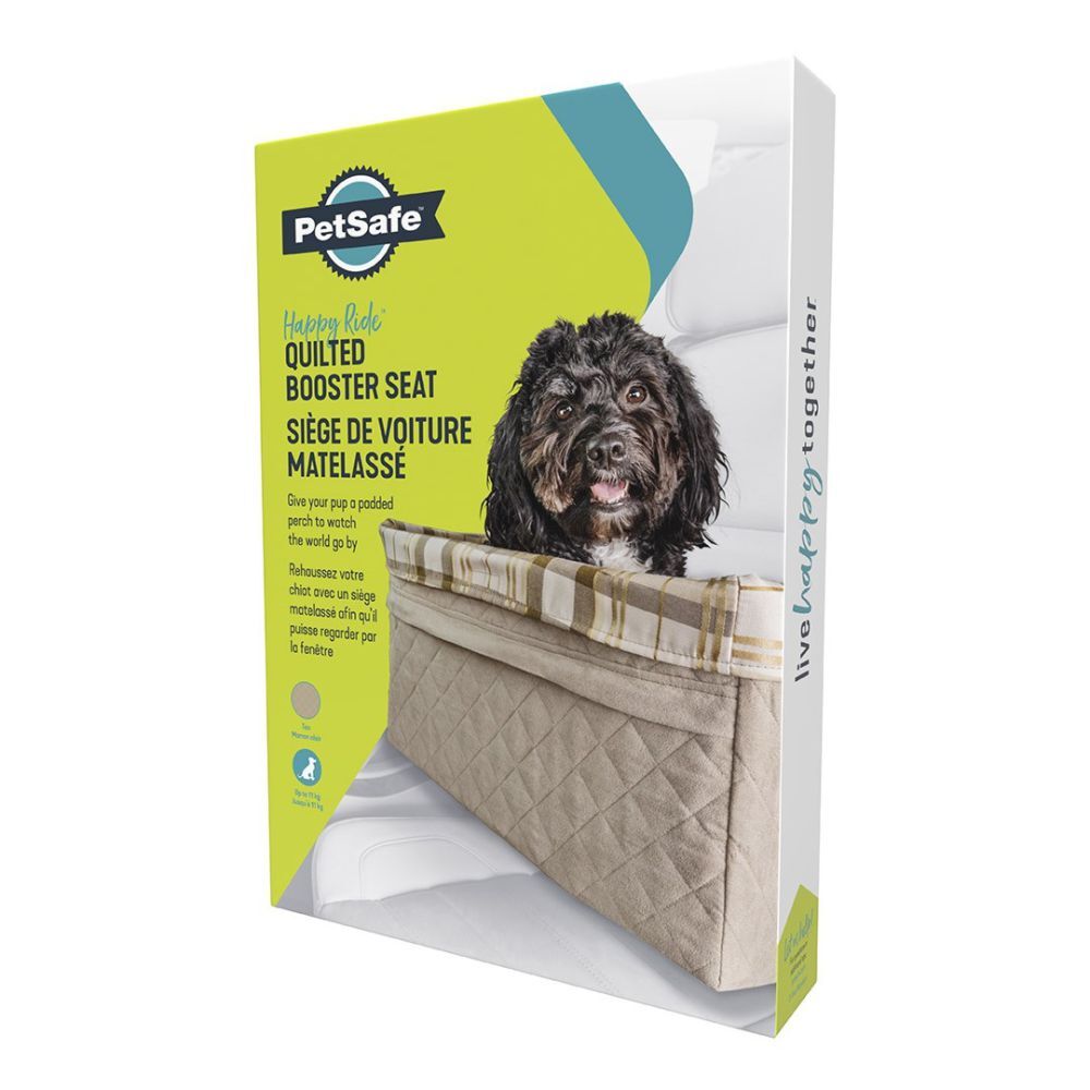 Petsafe Happy Ride Quilted Booster Dog Car Seat (Up to 11kg)