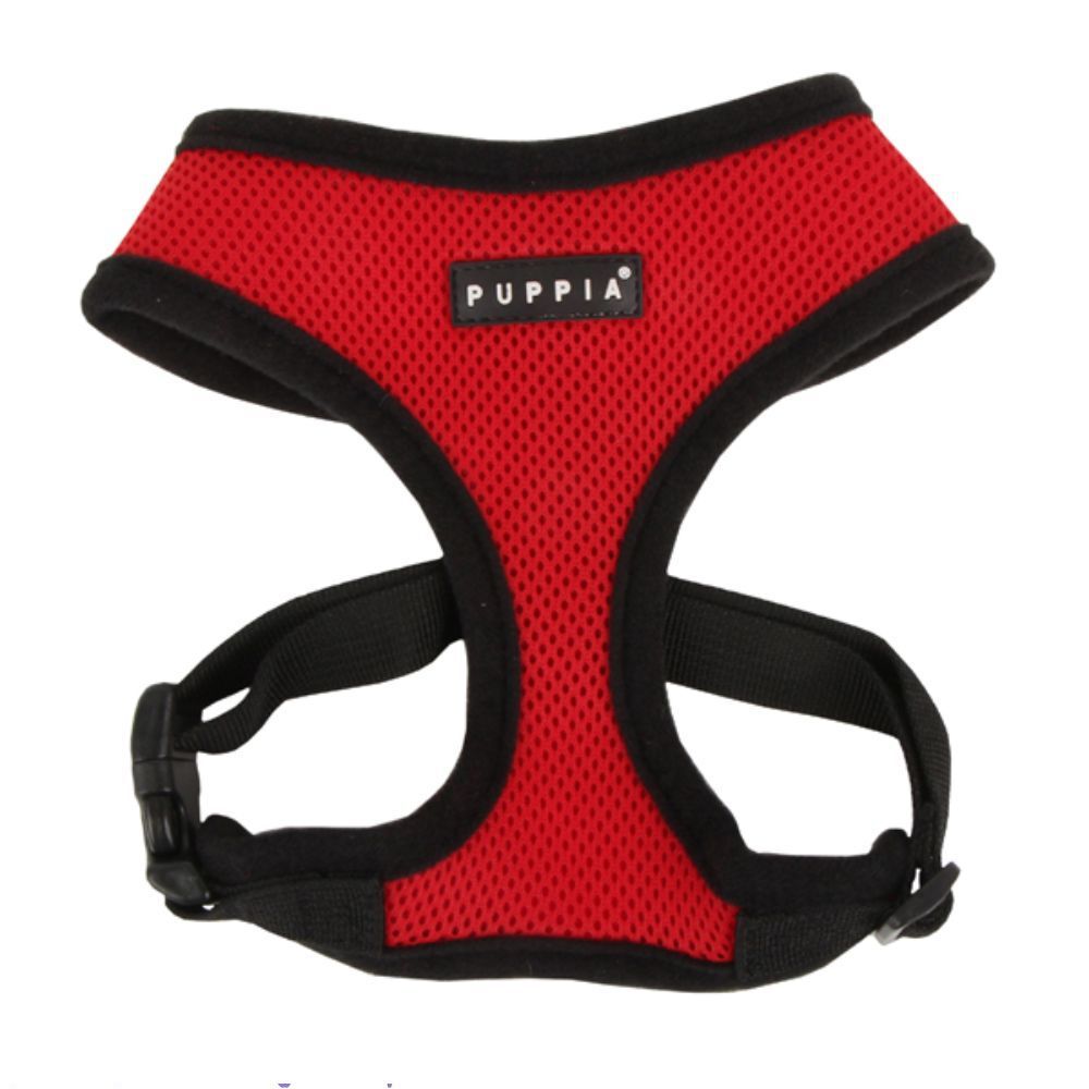 Puppia Soft Air-Mesh Dog Harness Red XL