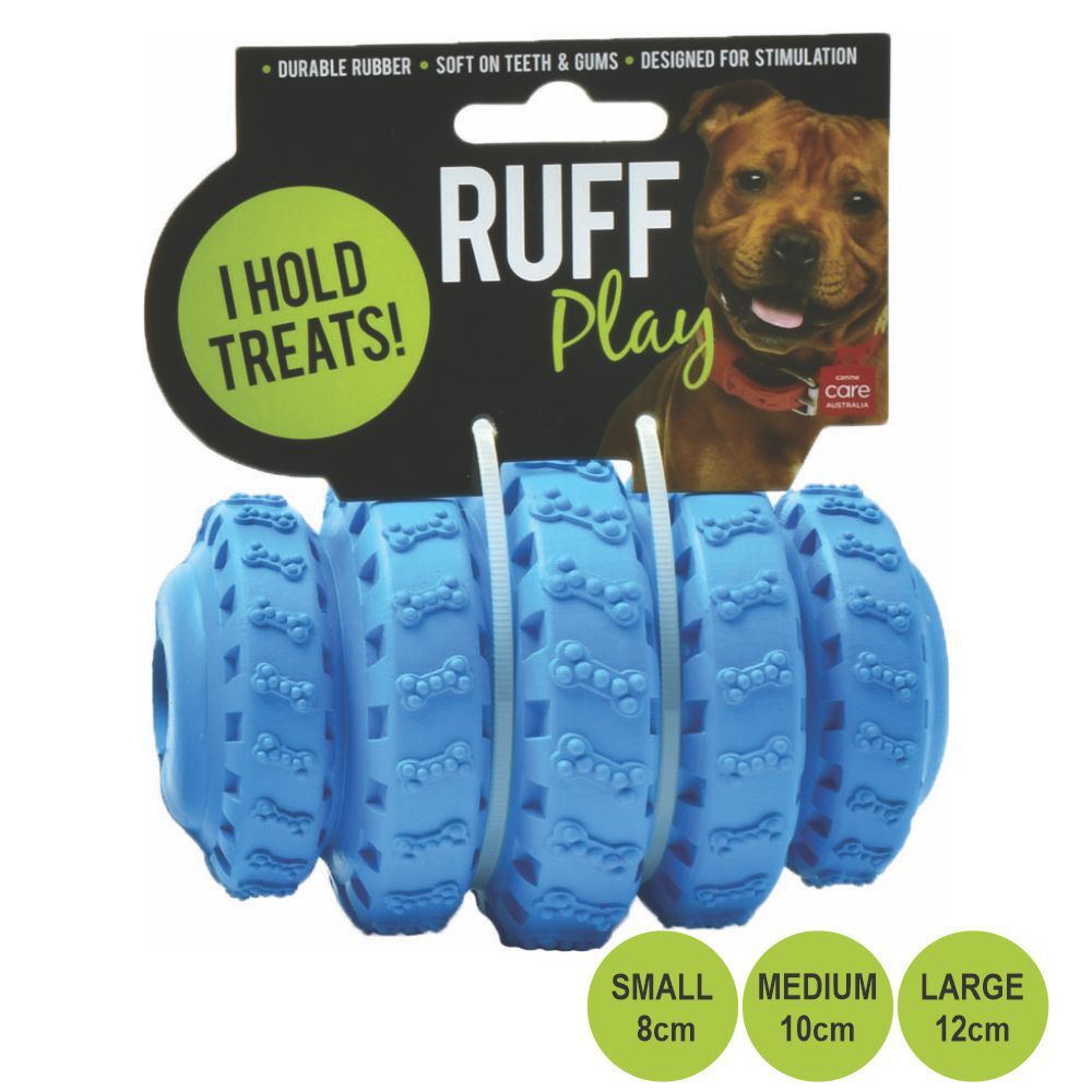 Ruff Play Tyre Roller Treat Dog Toy