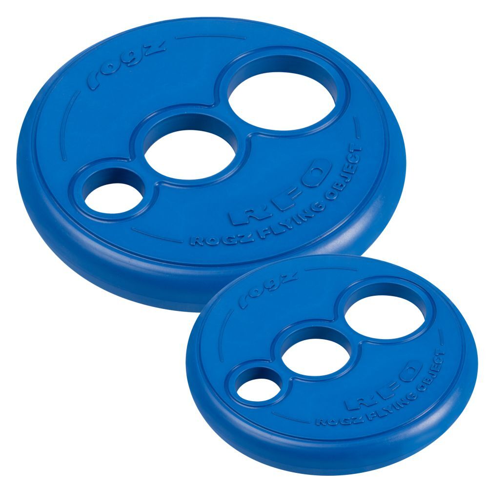 Rogz RFO Frisbee Fetch Dog Toy Blue, S, L