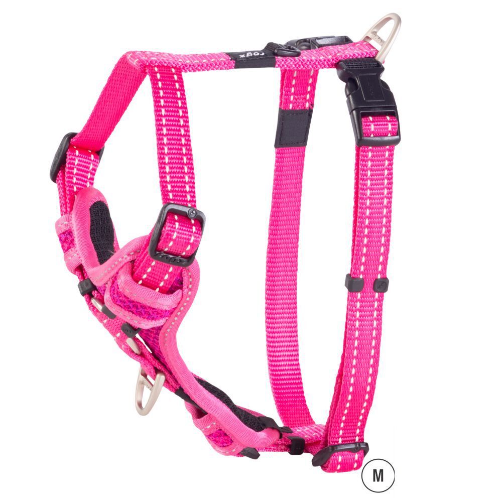 ROGZ Control Dog Harness, Pink (Medium)
