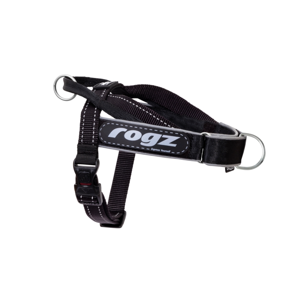 Rogz LetzGo Personalised Harness Black (Small)
