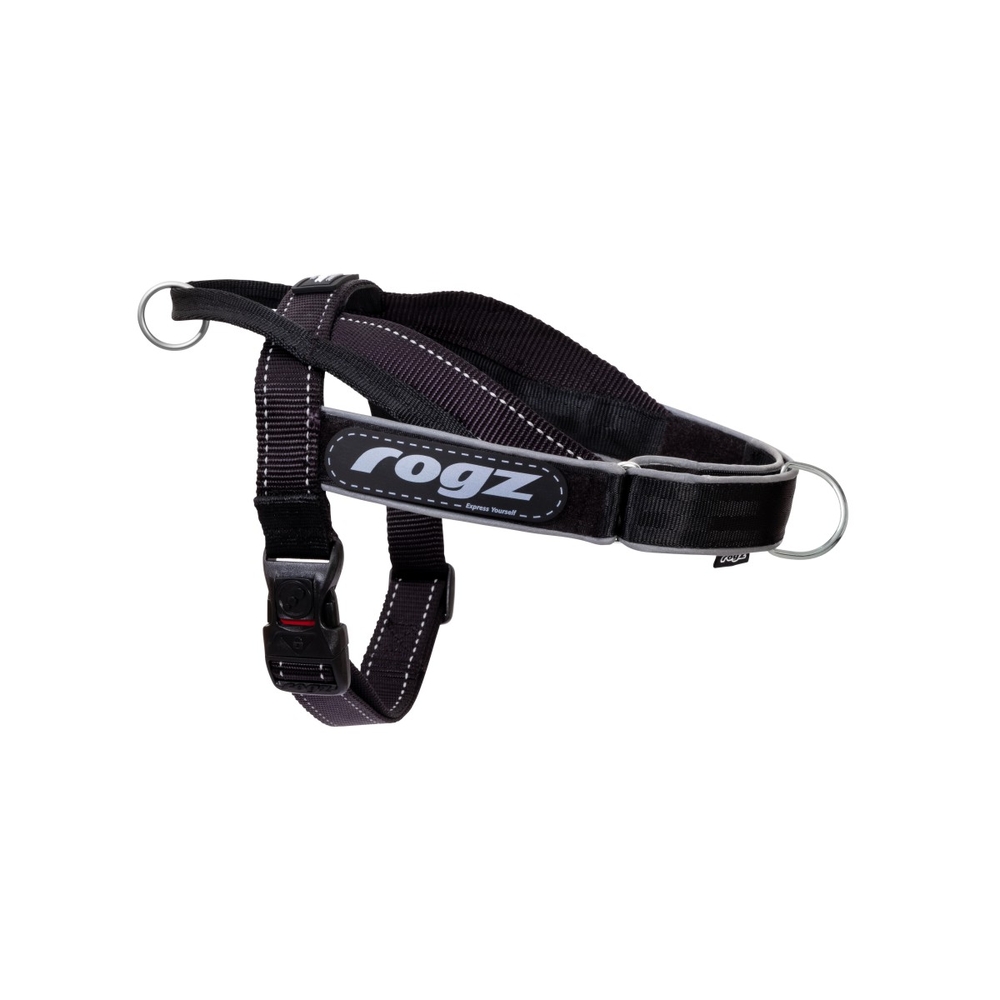 Rogz LetzGo Personalised Harness Black (Medium)