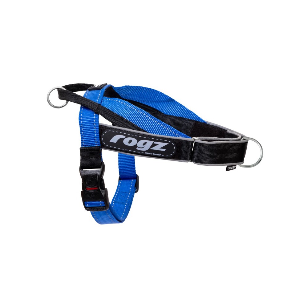Rogz LetzGo Personalised Harness Blue (Medium)