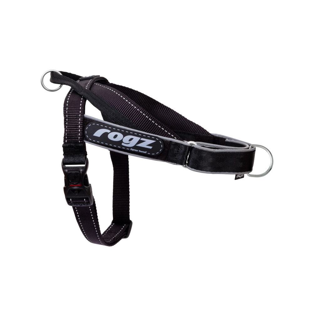 Rogz LetzGo Personalised Harness Black (Medium/Large)
