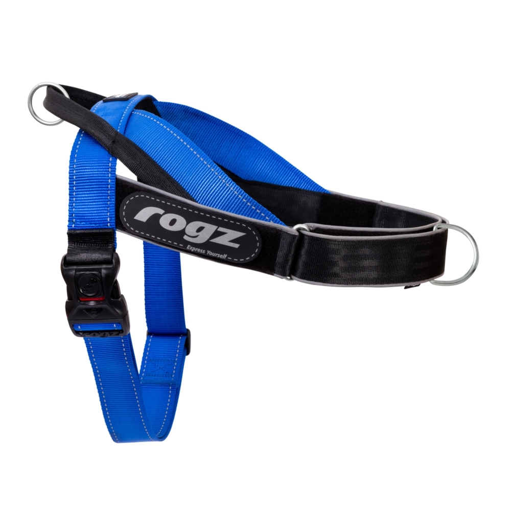 Rogz LetzGo Personalised Harness Blue (XLarge)