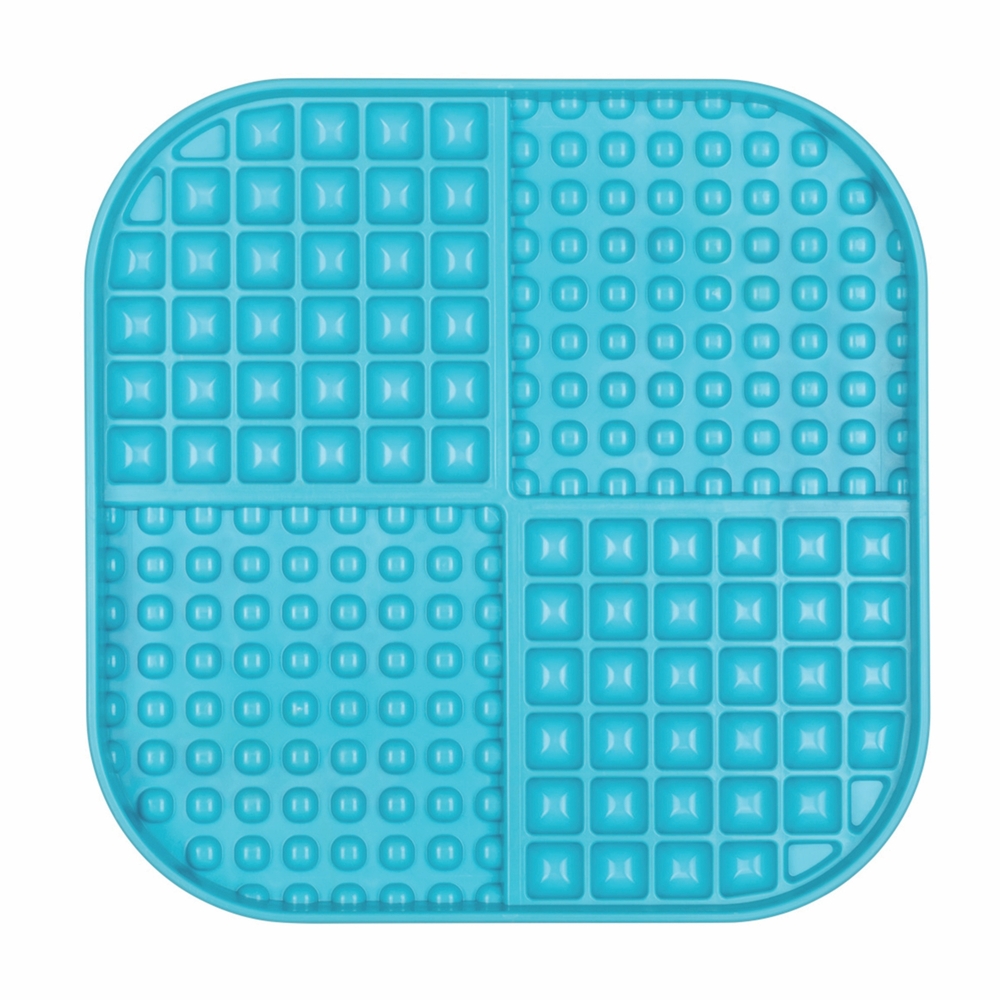 LickiMat SLOMO XL Slow Food Mat for Dogs (Turquoise)