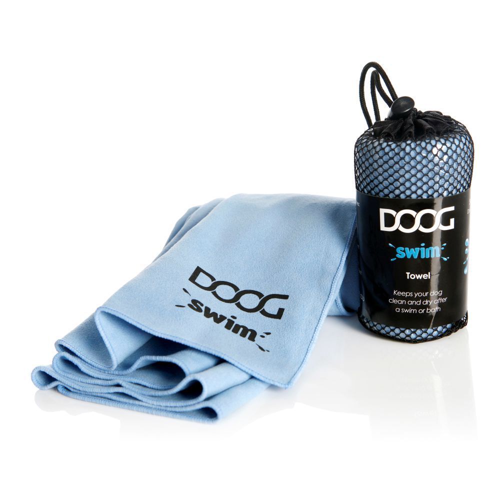 DOOG Blue Swim/Bath Towel For Dogs