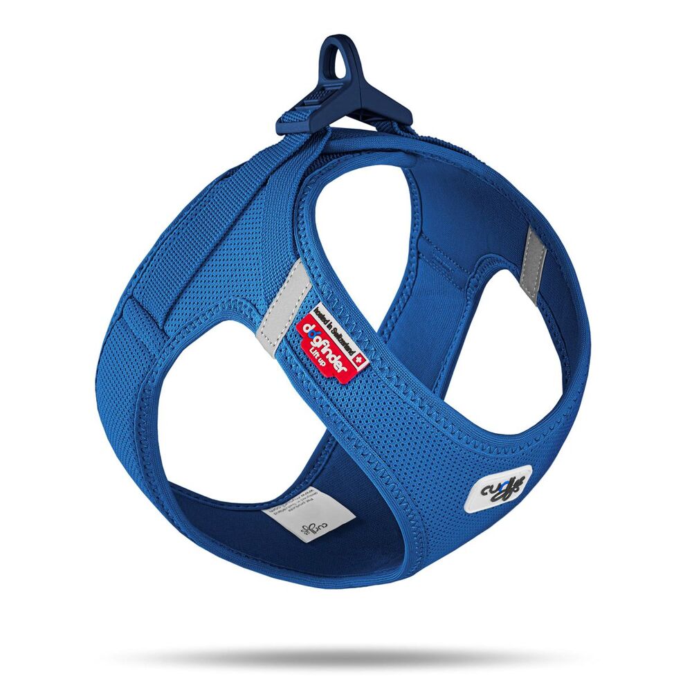 Curli Vest Air Mesh Dog Harness Blue (Medium)