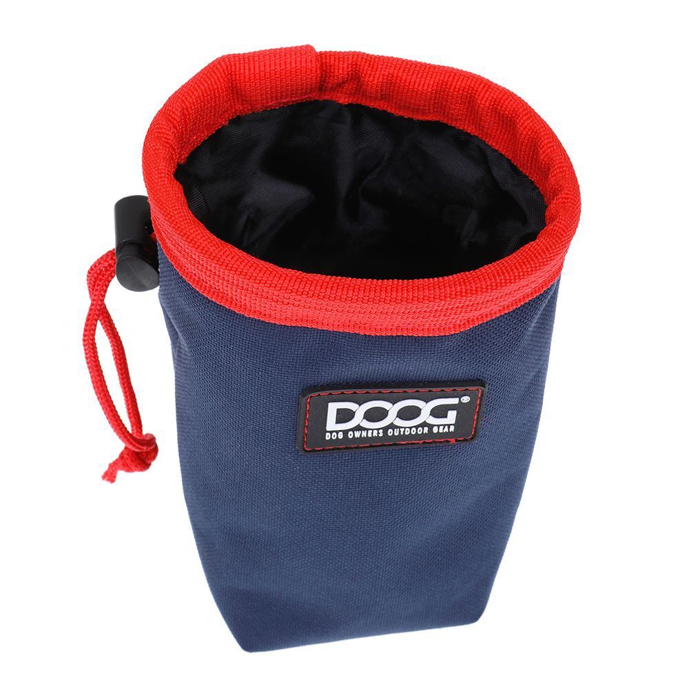 DOOG Small Treat Pouch Navy and Red