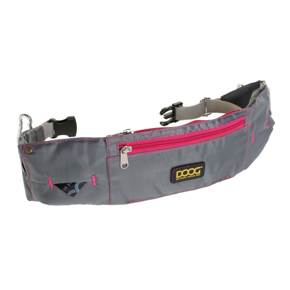 DOOG Walkie Belt Grey & Pink