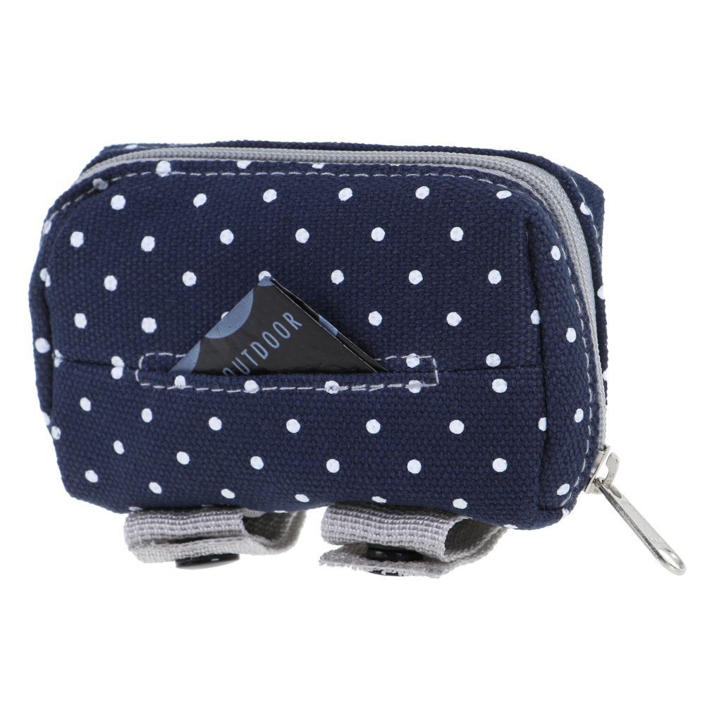 DOOG Walkie Pouch Stella Navy and White Spots