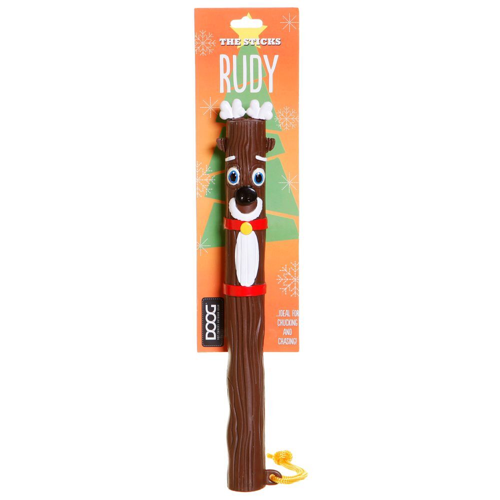 DOOG Rudy Reindeer Christmas Dog Toy