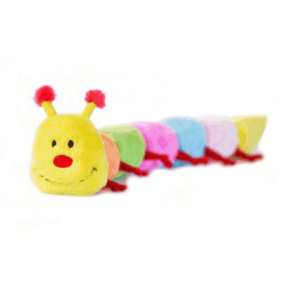 Zippy Paws Caterpillar Large with 6 Squeakers