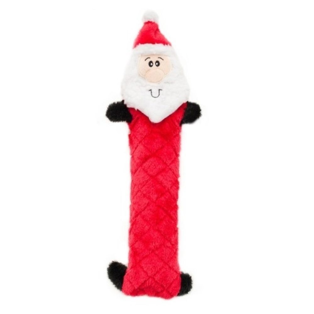 Zippy Paws Christmas Jigglerz Santa Dog Toy